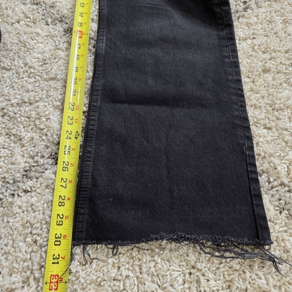 Zara Black High Rise Bootcut Jeans Size 6 - Picture 6 of 7